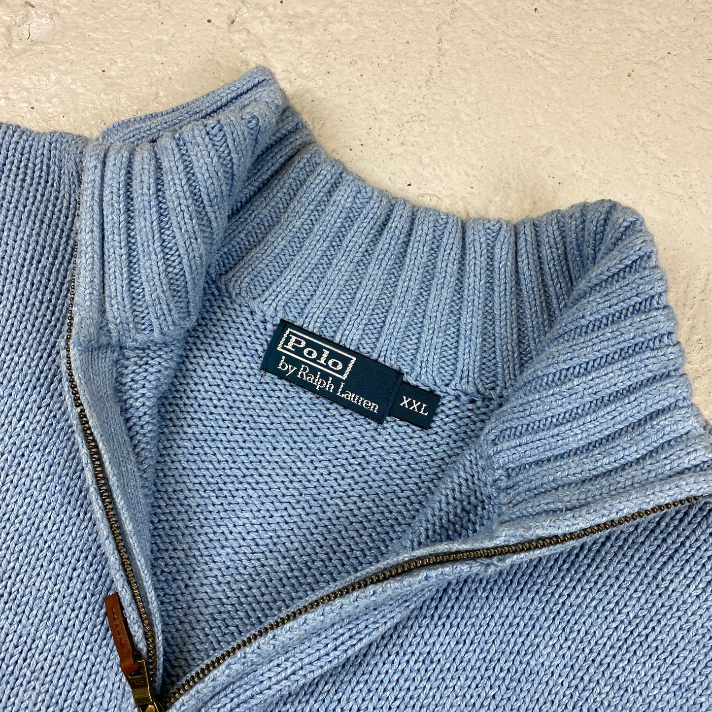 Polo Ralph Lauren 1/4 zip knit sweater (XXL)