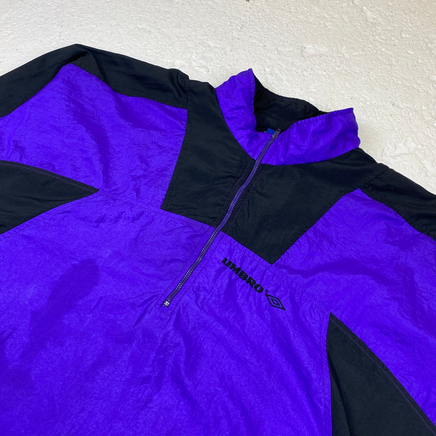 Umbro RARE 1/4 zip windbreaker lilac (L-XL)