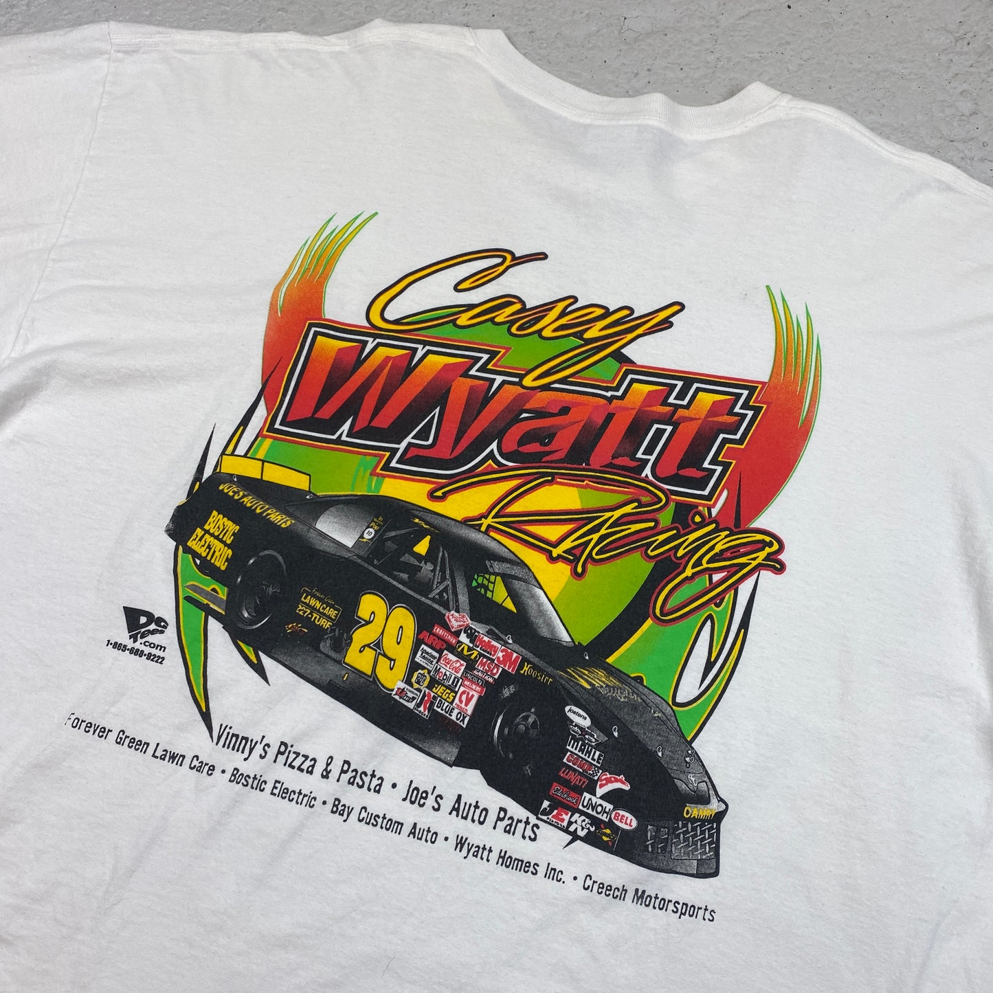 Nascar Casey Wyatt RARE heavyweight tee (XXL)