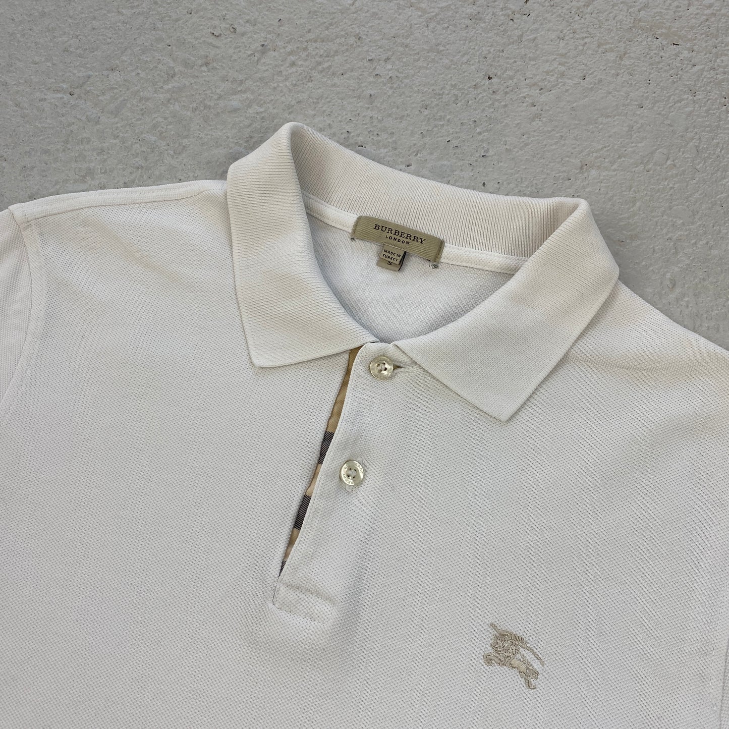Burberry heavyweight polo shirt (XS)