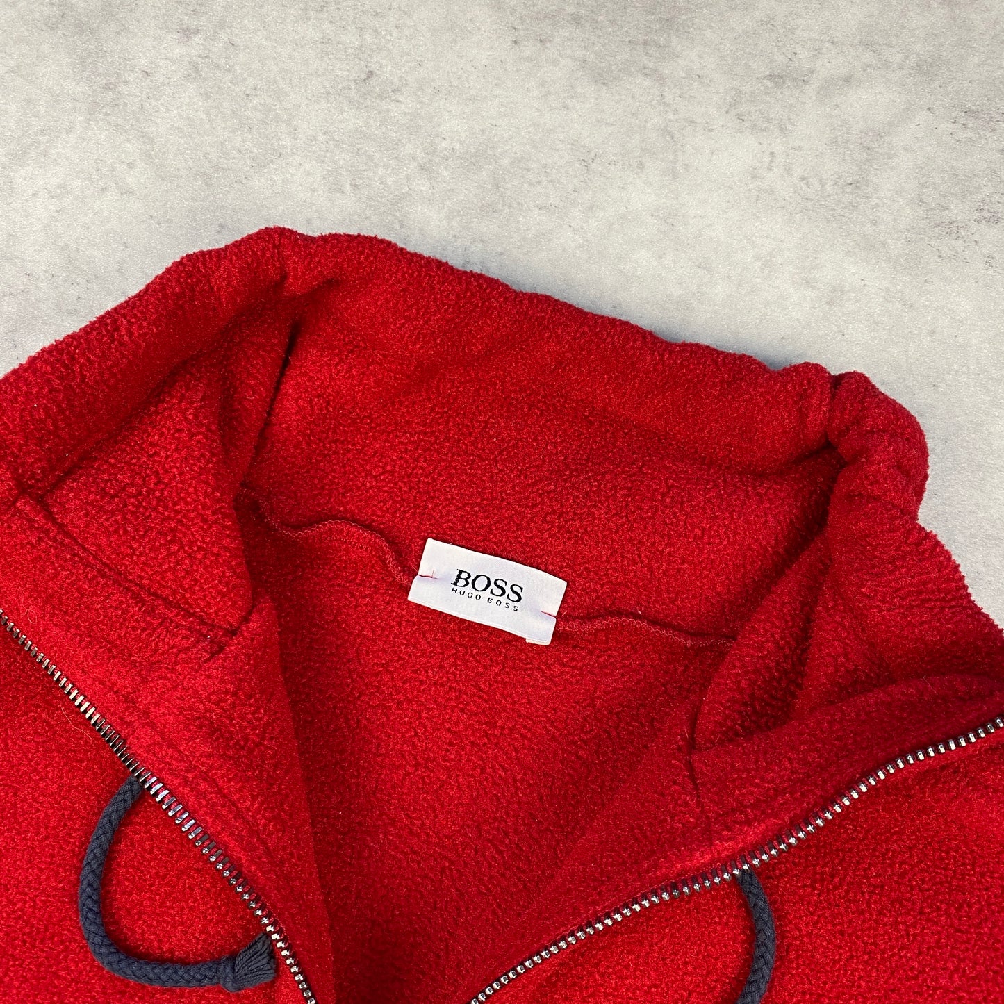 Hugo Boss heavyweight 1/4 zip fleece sweater (XL)