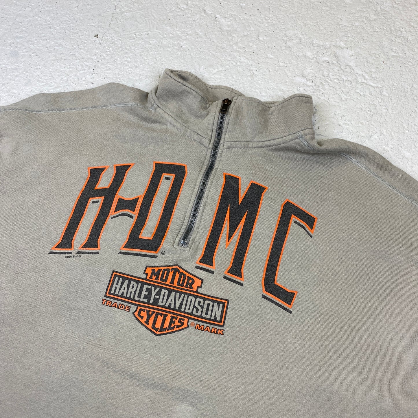 Harley Davidson RARE Steel City 1/4 zip sweater (L-XL)