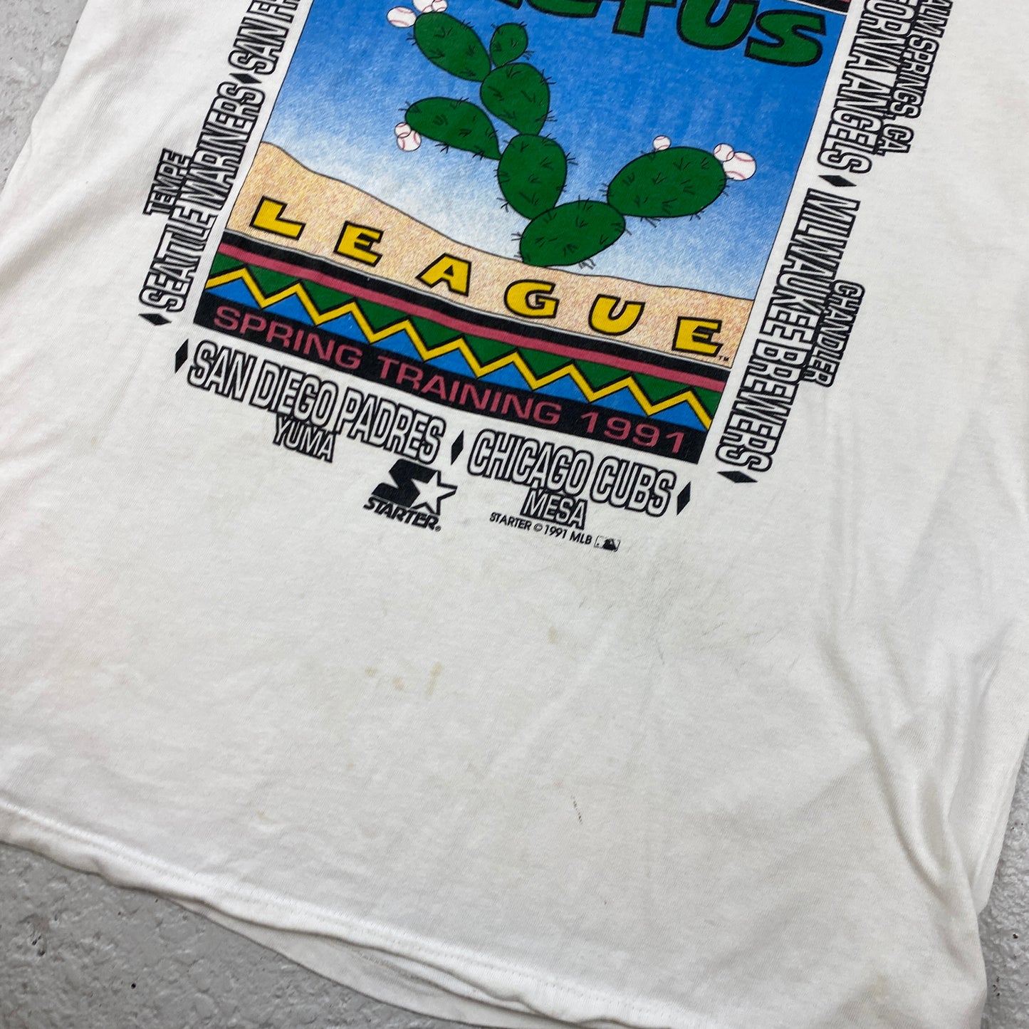 Starter Cactus League RARE 1991 tee (M)