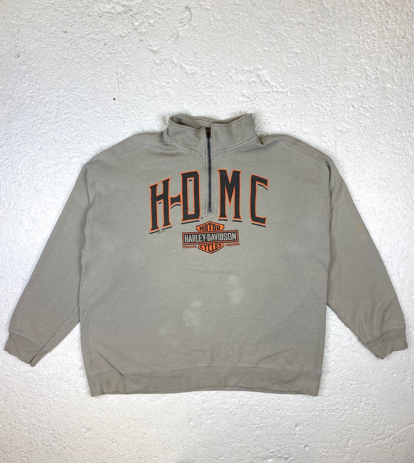 Harley Davidson RARE Steel City 1/4 zip sweater (L-XL)