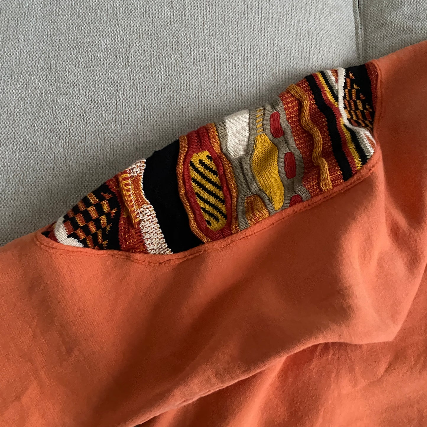SPVNS STUDIOS: Champion x Coogi Style heavyweight knit sweater (L)