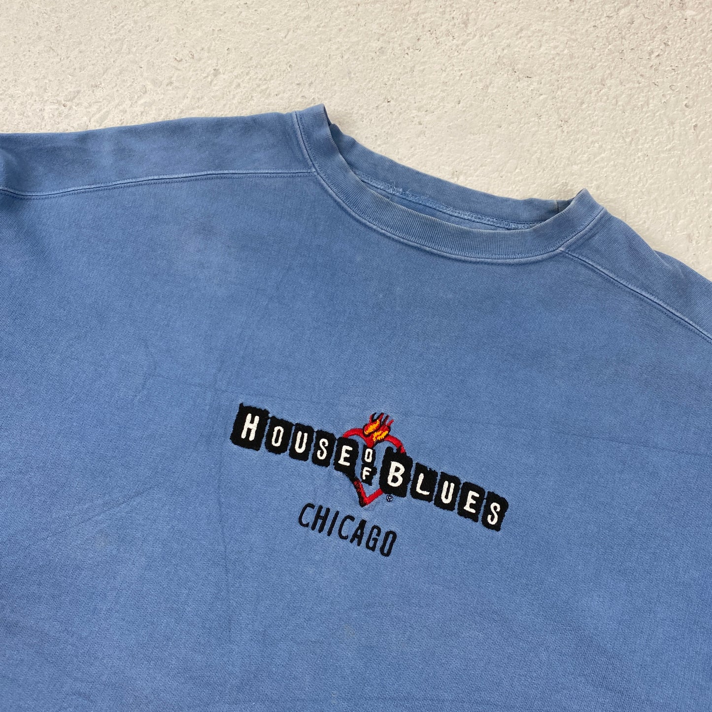 Chicago House of Blues RARE heavyweight washed sweater (XL)