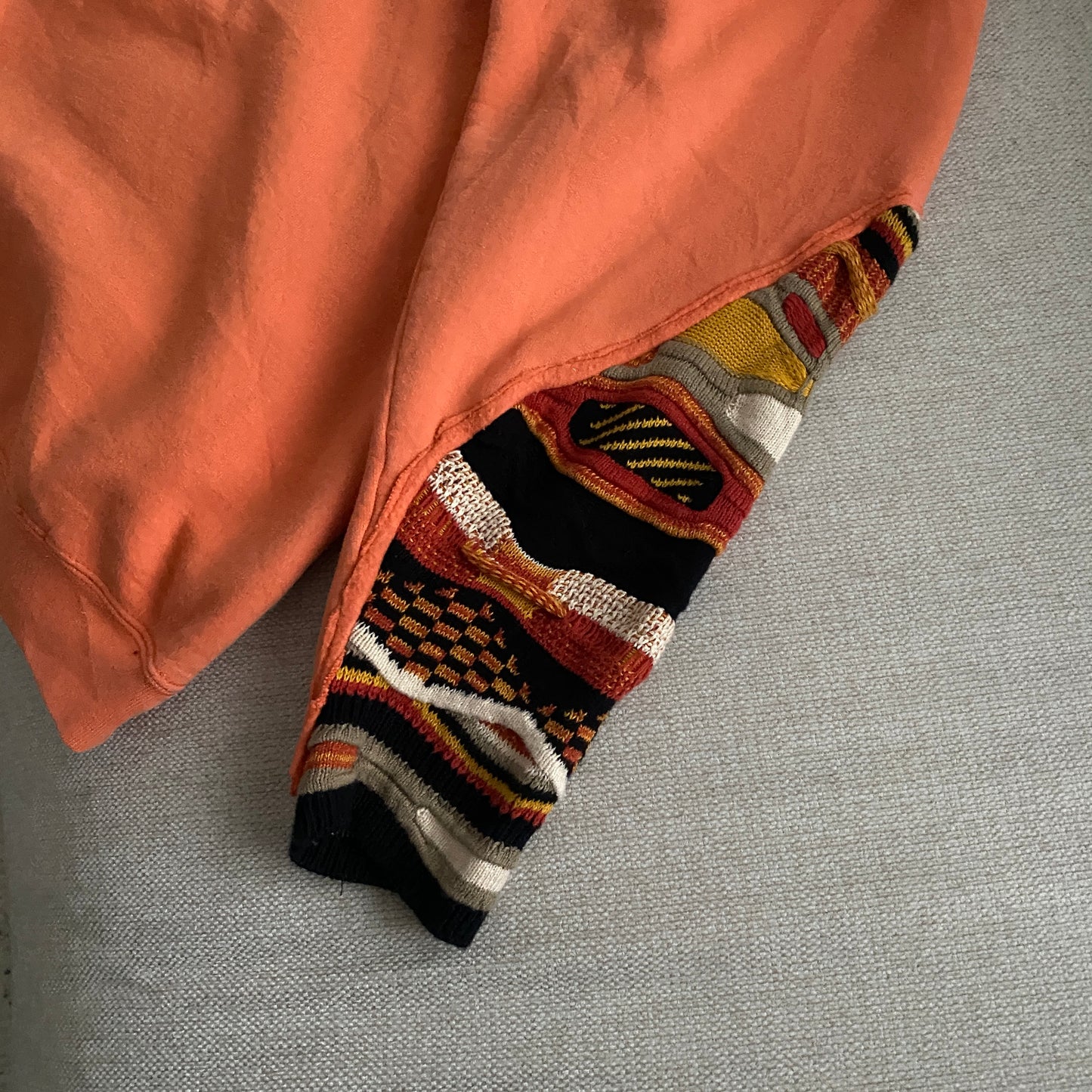 SPVNS STUDIOS: Champion x Coogi Style heavyweight knit sweater (L)