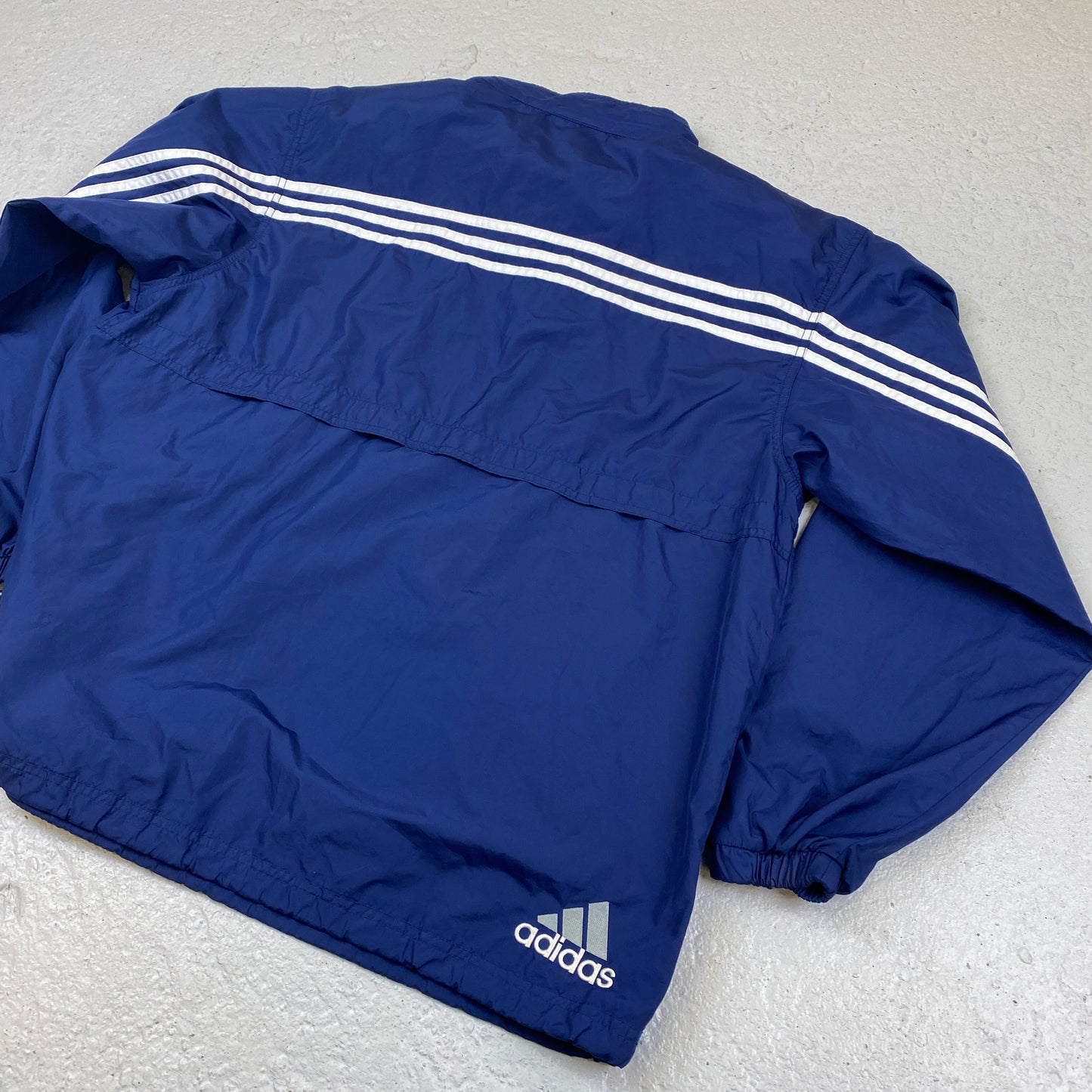 Adidas embroidered windbreaker (L-XL)