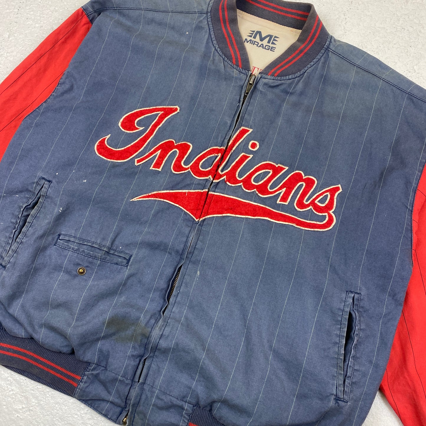 Indians RARE college jacket (L)