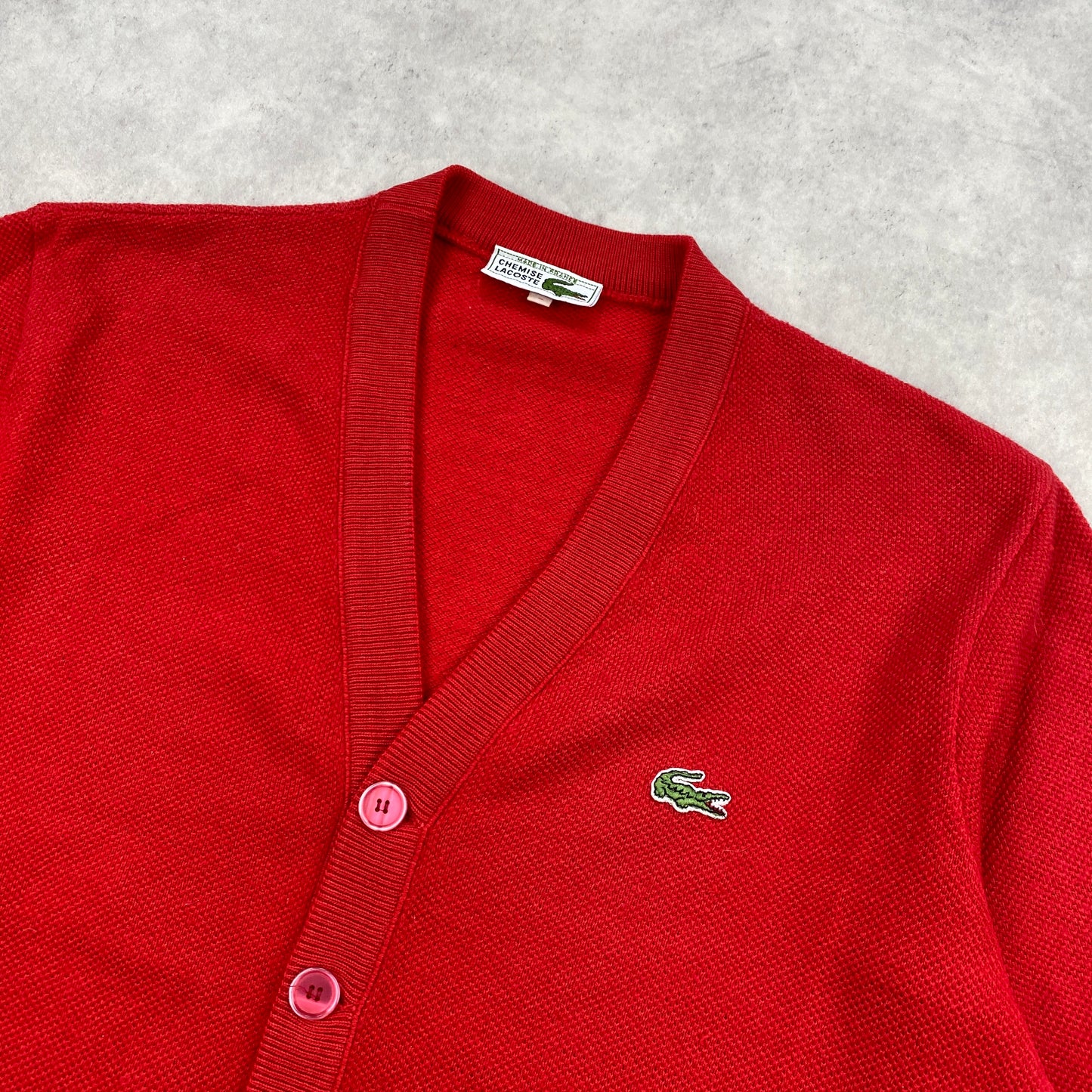 Lacoste knit cardigan sweater (XS)