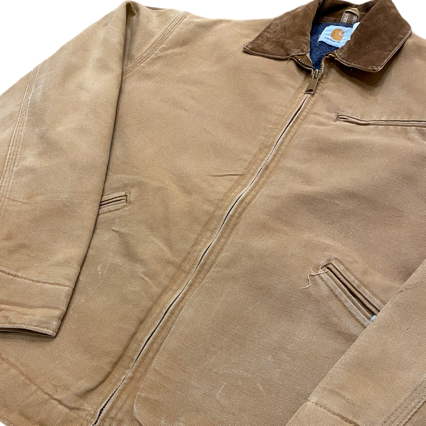 Carhartt distressed workwear detroit jacket (S)