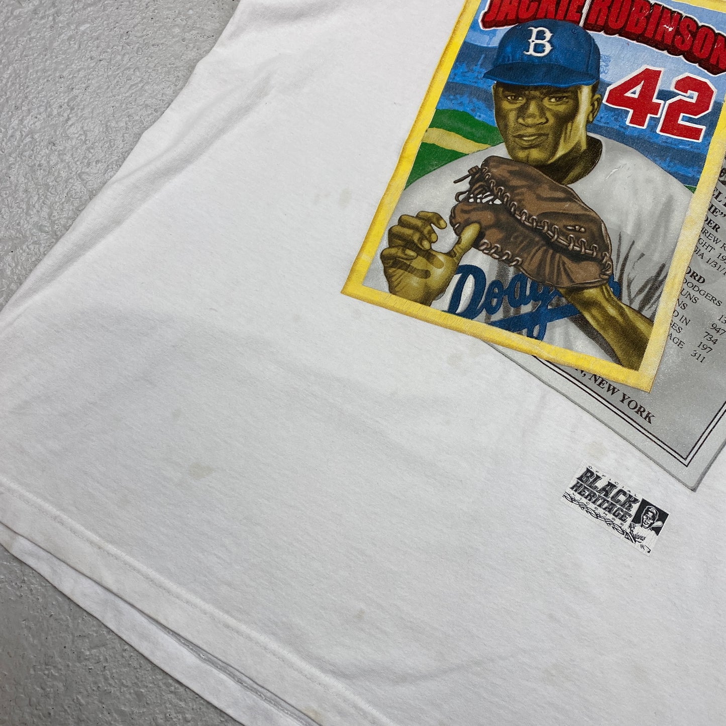 Jackie Robinson RARE heavyweight tee (XL-XXL)