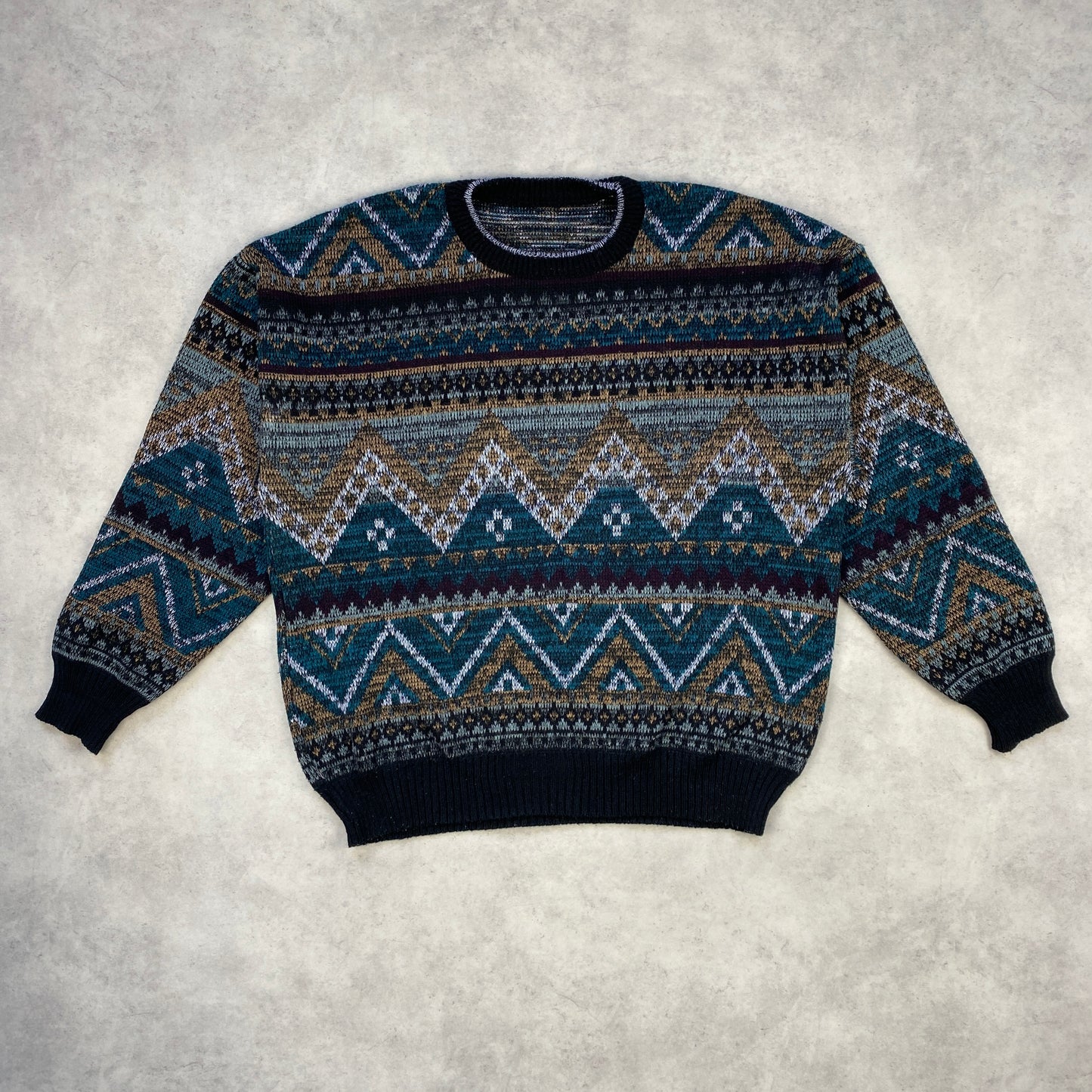 Vintage knit sweater (L)