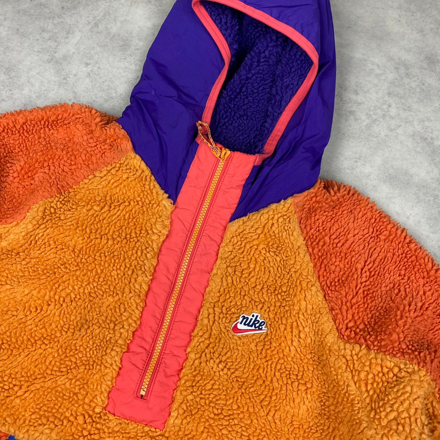 Nike RARE 1/4 zip fleece hoodie (L)