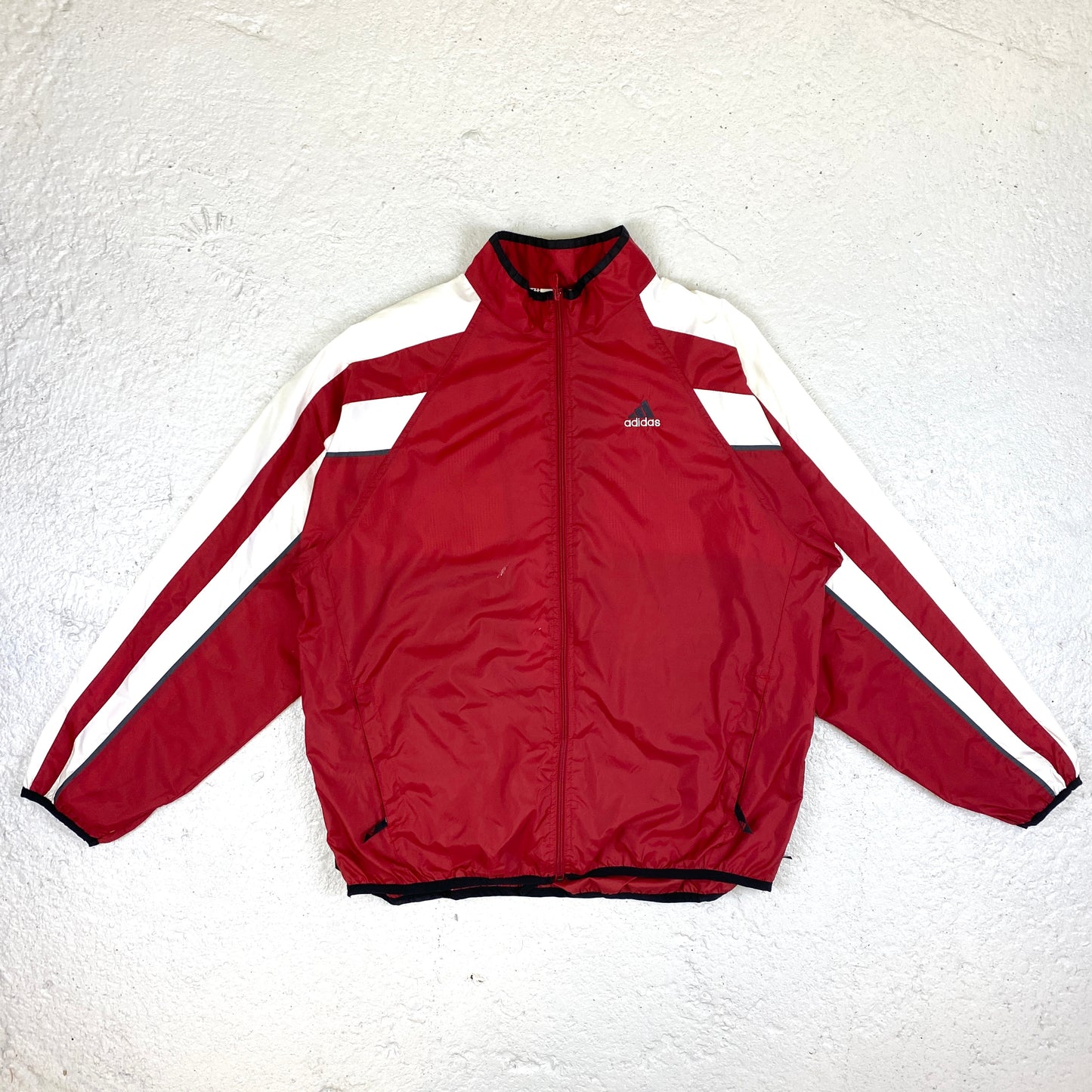 Adidas embroidered track jacket (XXL)