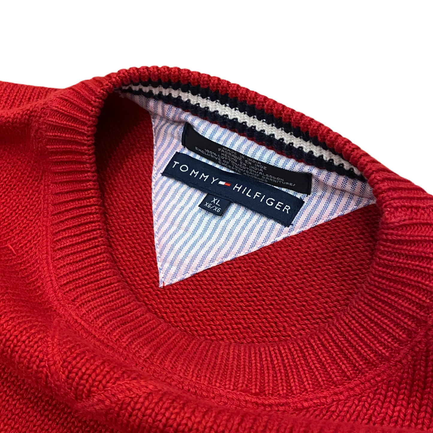 Tommy Hilfiger embroidered knit sweater (XL)