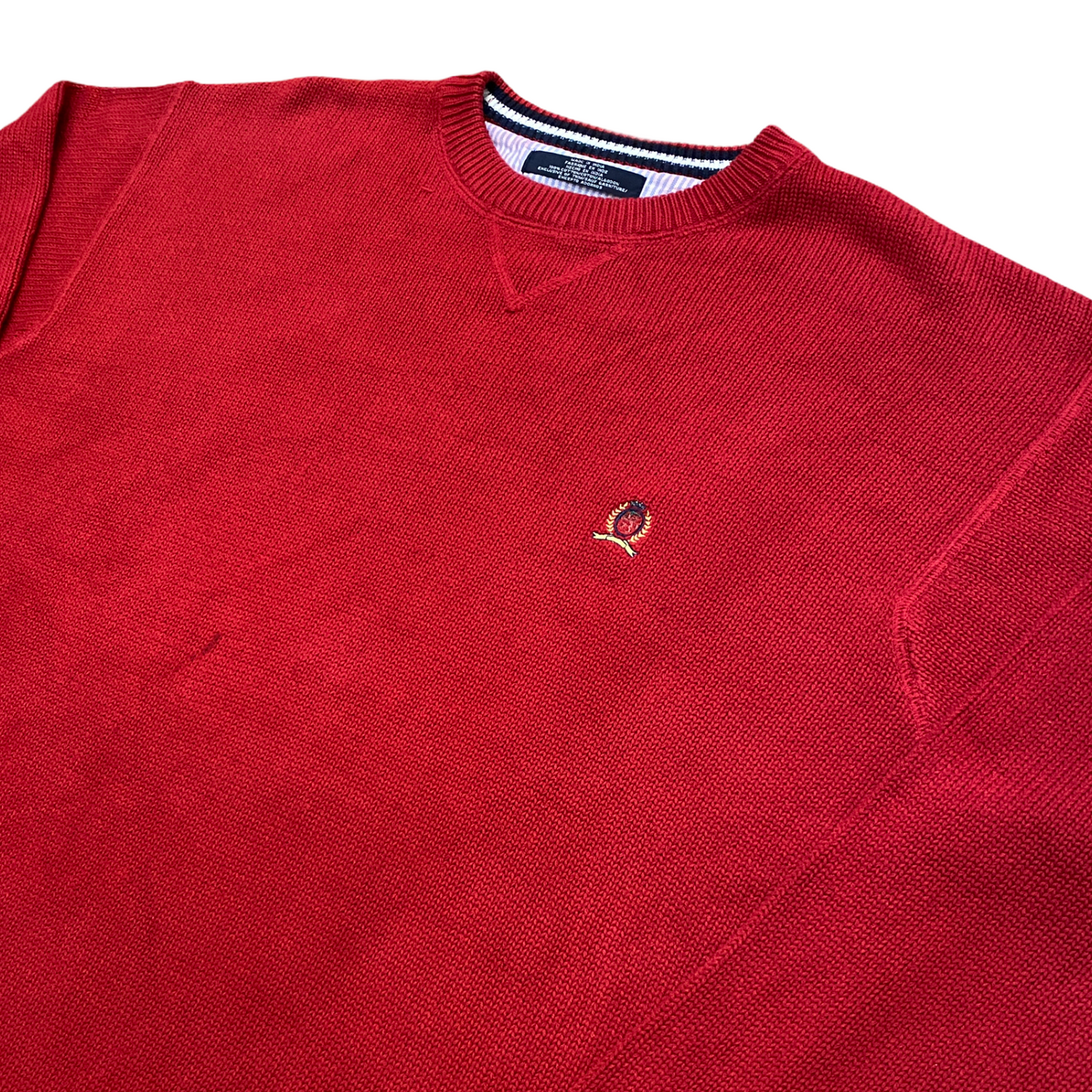 Tommy Hilfiger embroidered knit sweater (XL)