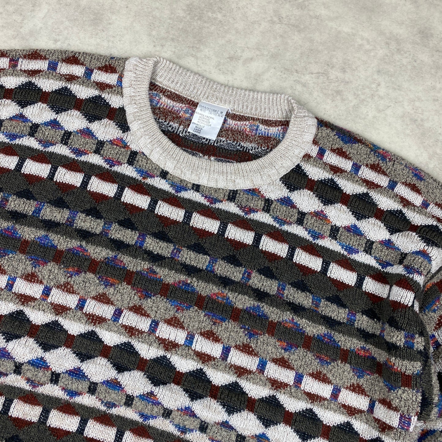 VTG knit sweater (L)