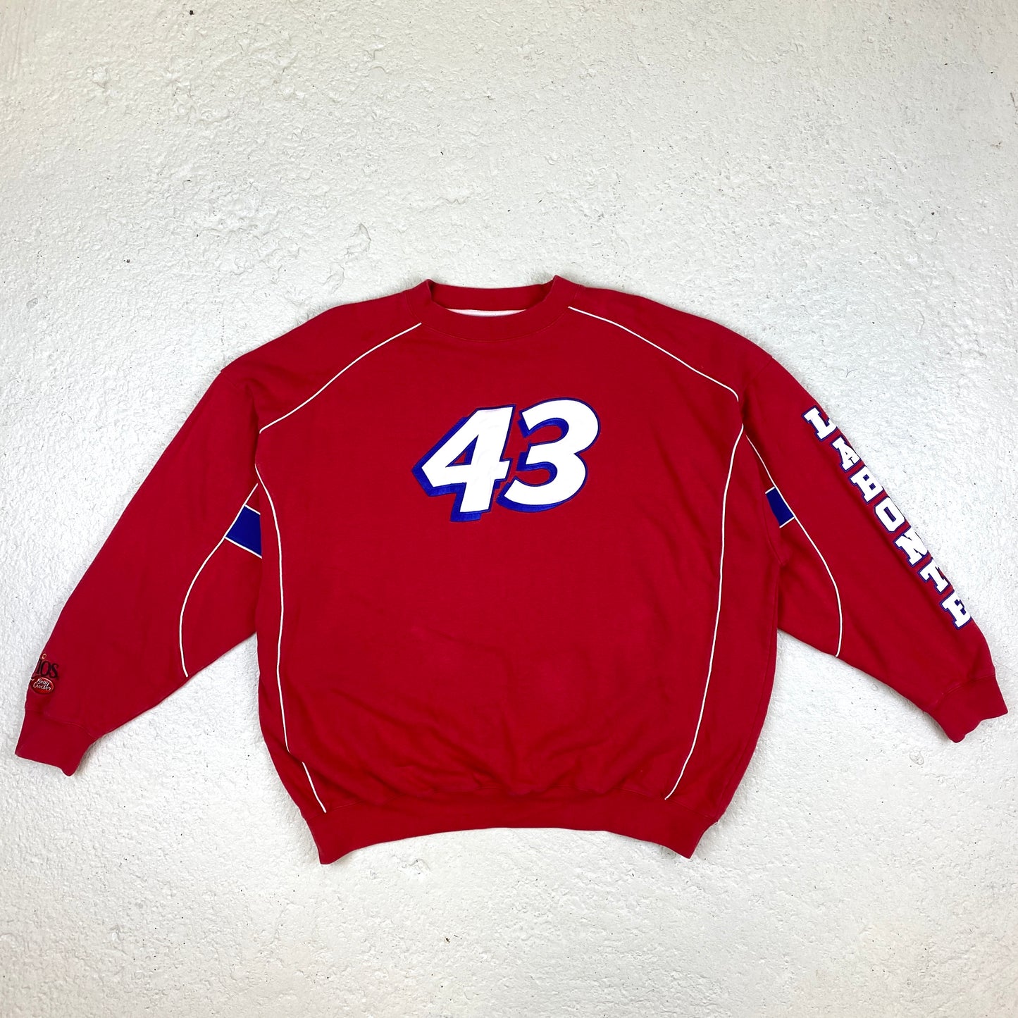 Nascar RARE Labonte 43 heavyweight Embroidered Sweater (XL-XXL)
