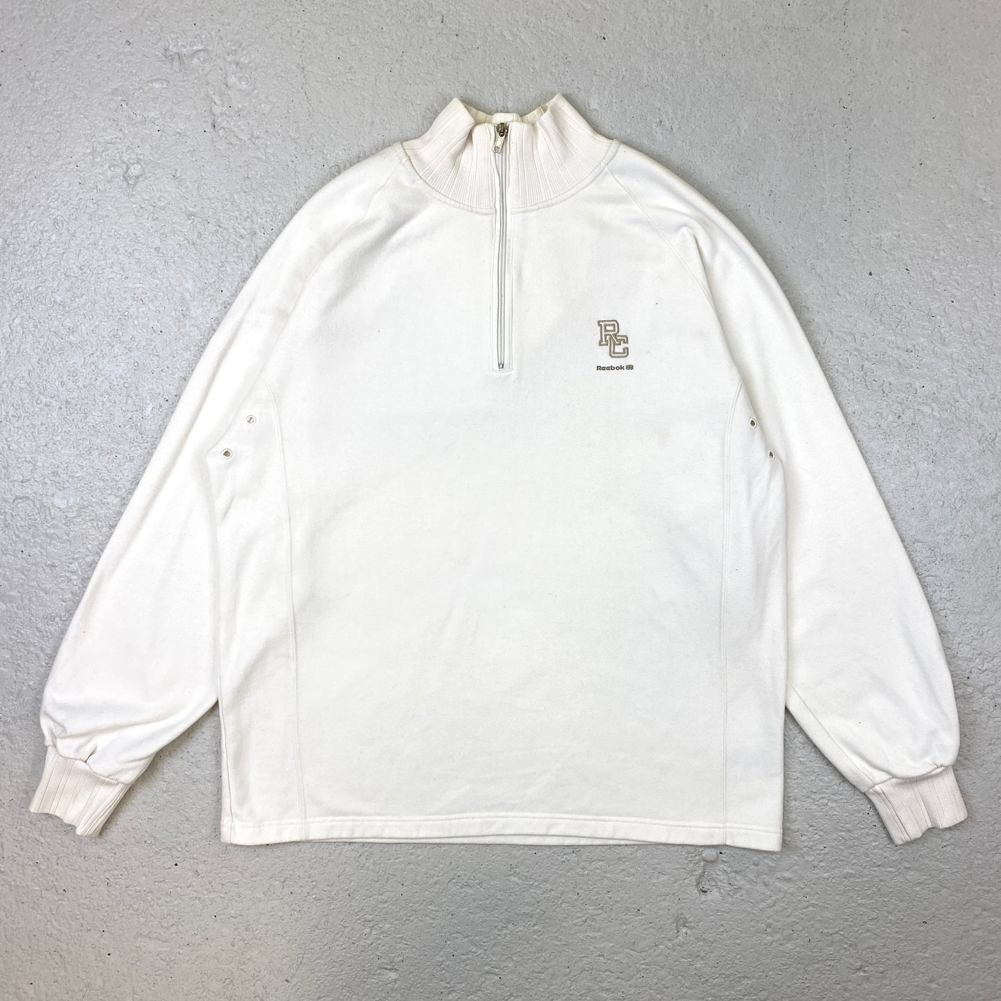 Reebok 1/4 zip heavyweight sweater (L-XL)