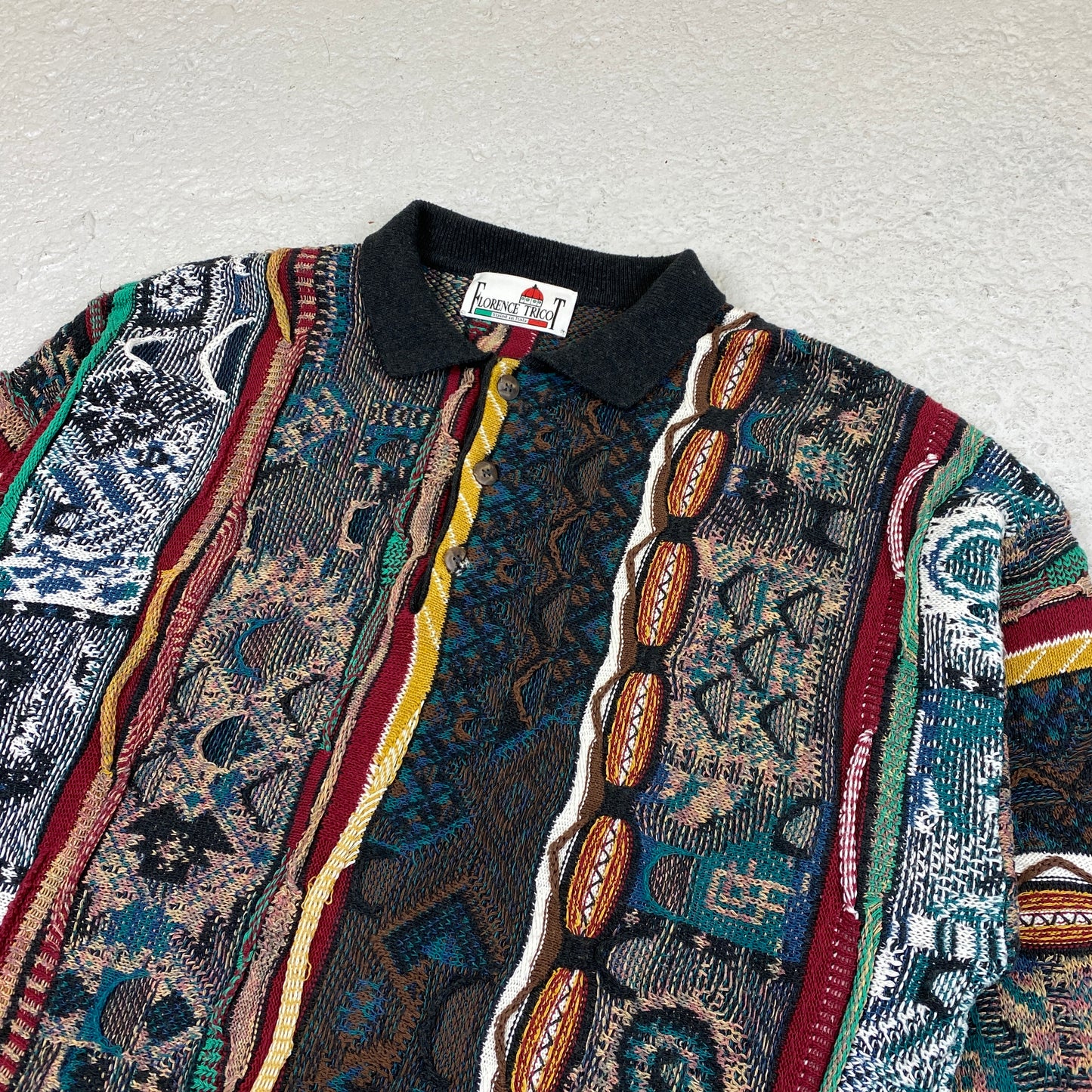 Knit RARE heavyweight sweater (L)