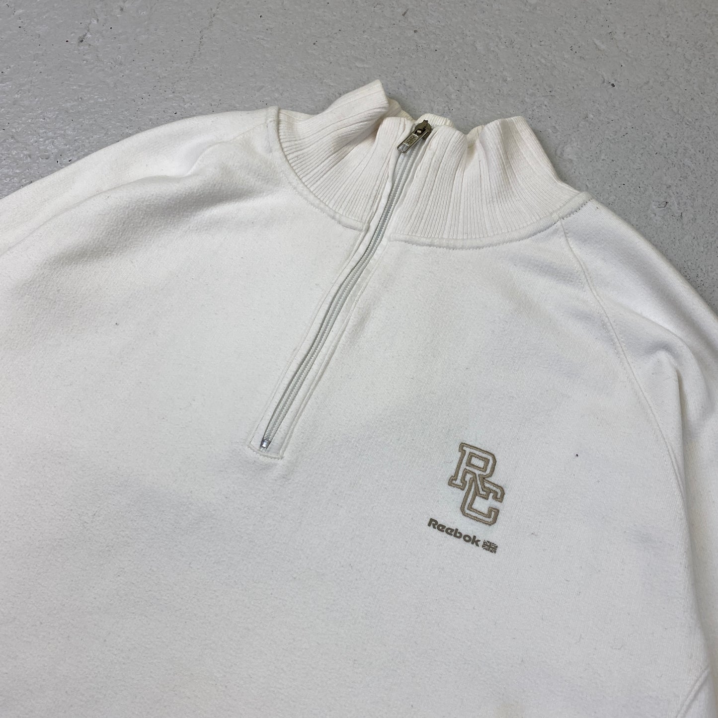 Reebok 1/4 zip heavyweight sweater (L-XL)