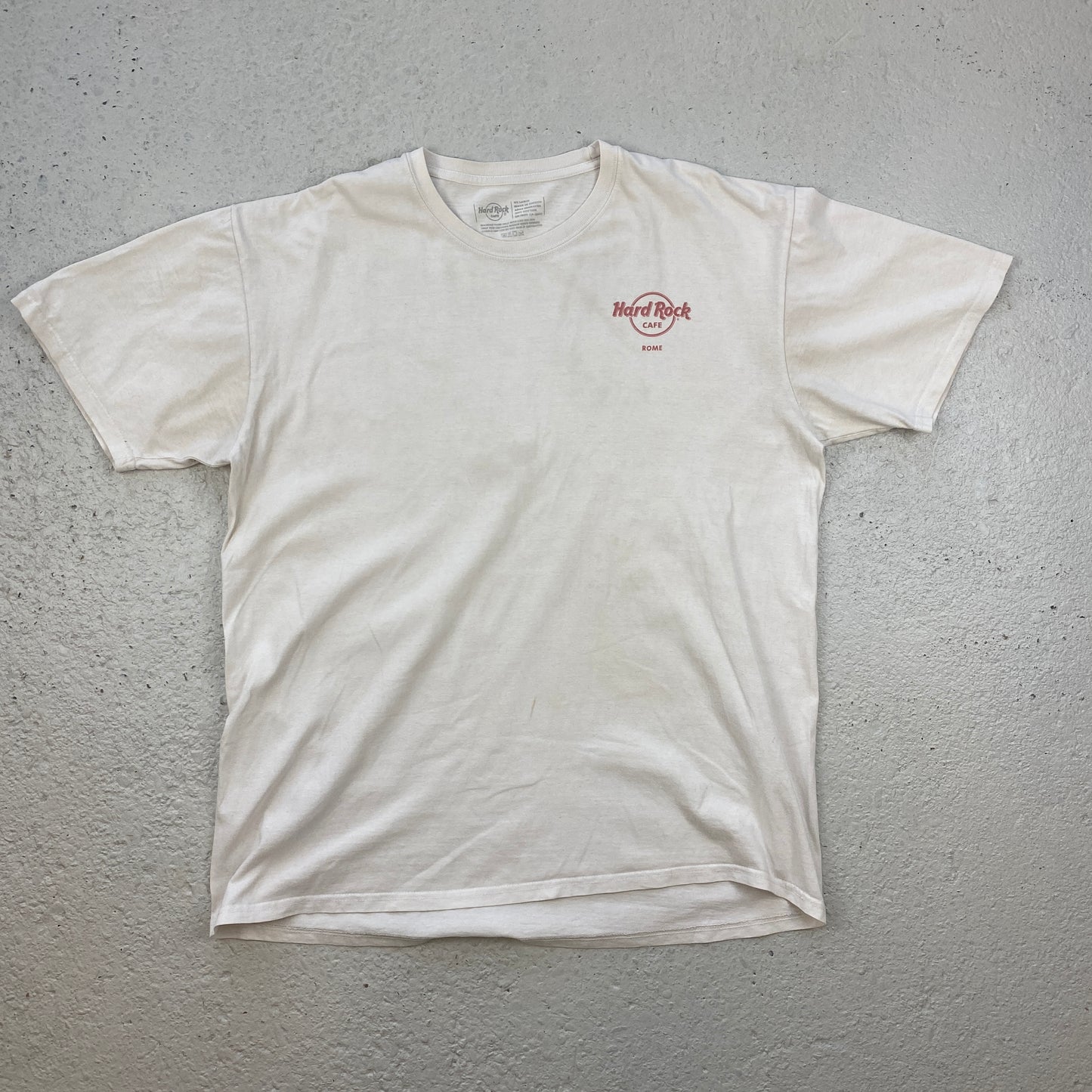Hard Rock Rome RARE heavyweight tee (XL)