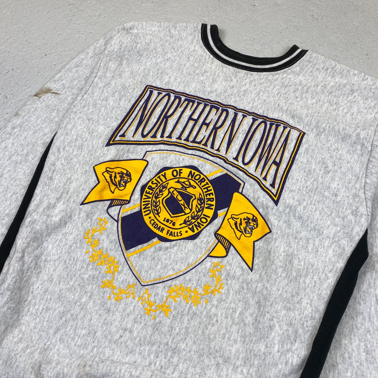 Northern Iowa RARE heavyweight sweater (M-L)