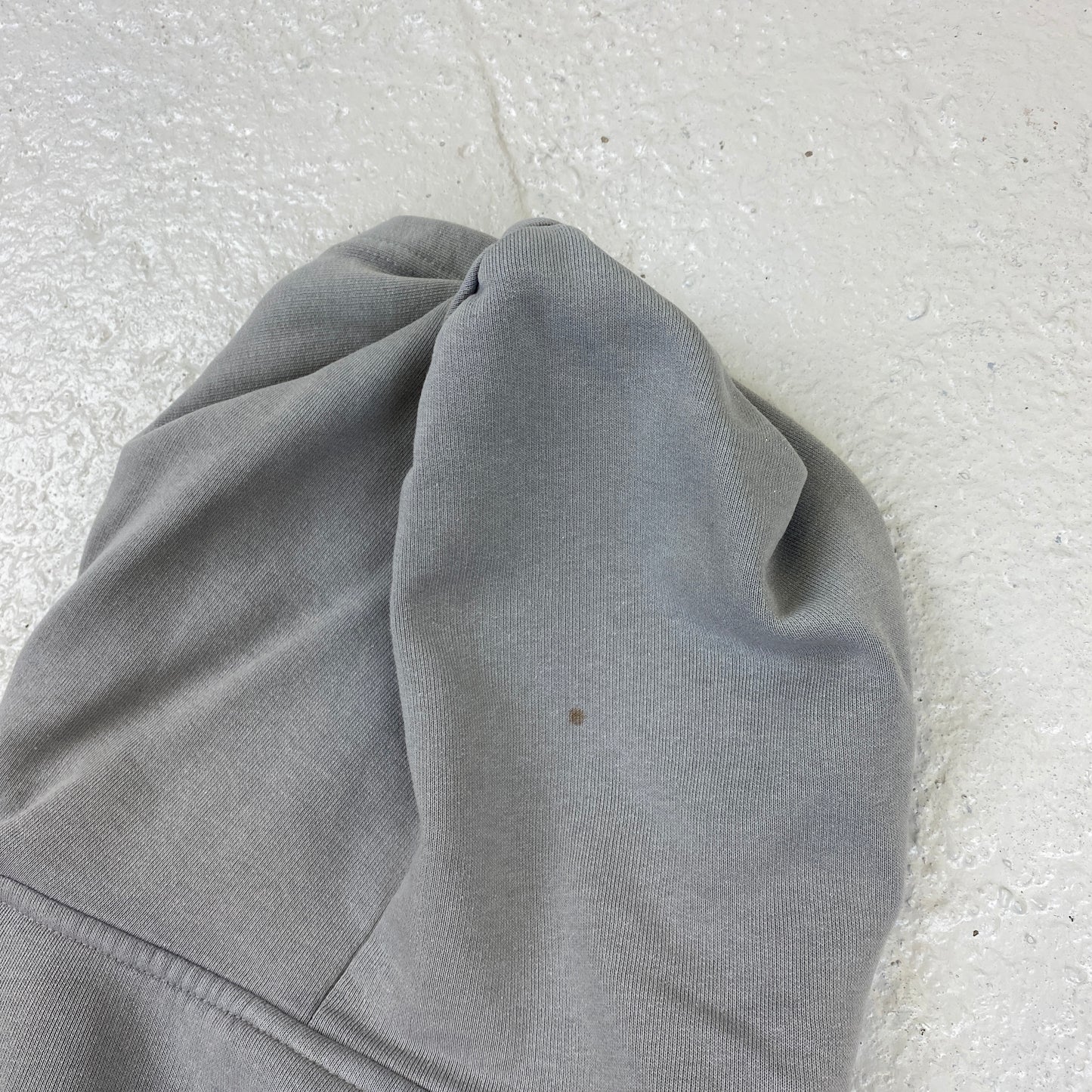 Reebok washed grey embroidered hoodie (L)