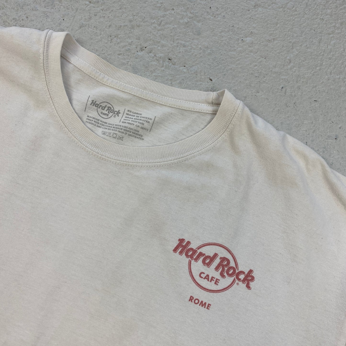 Hard Rock Rome RARE heavyweight tee (XL)