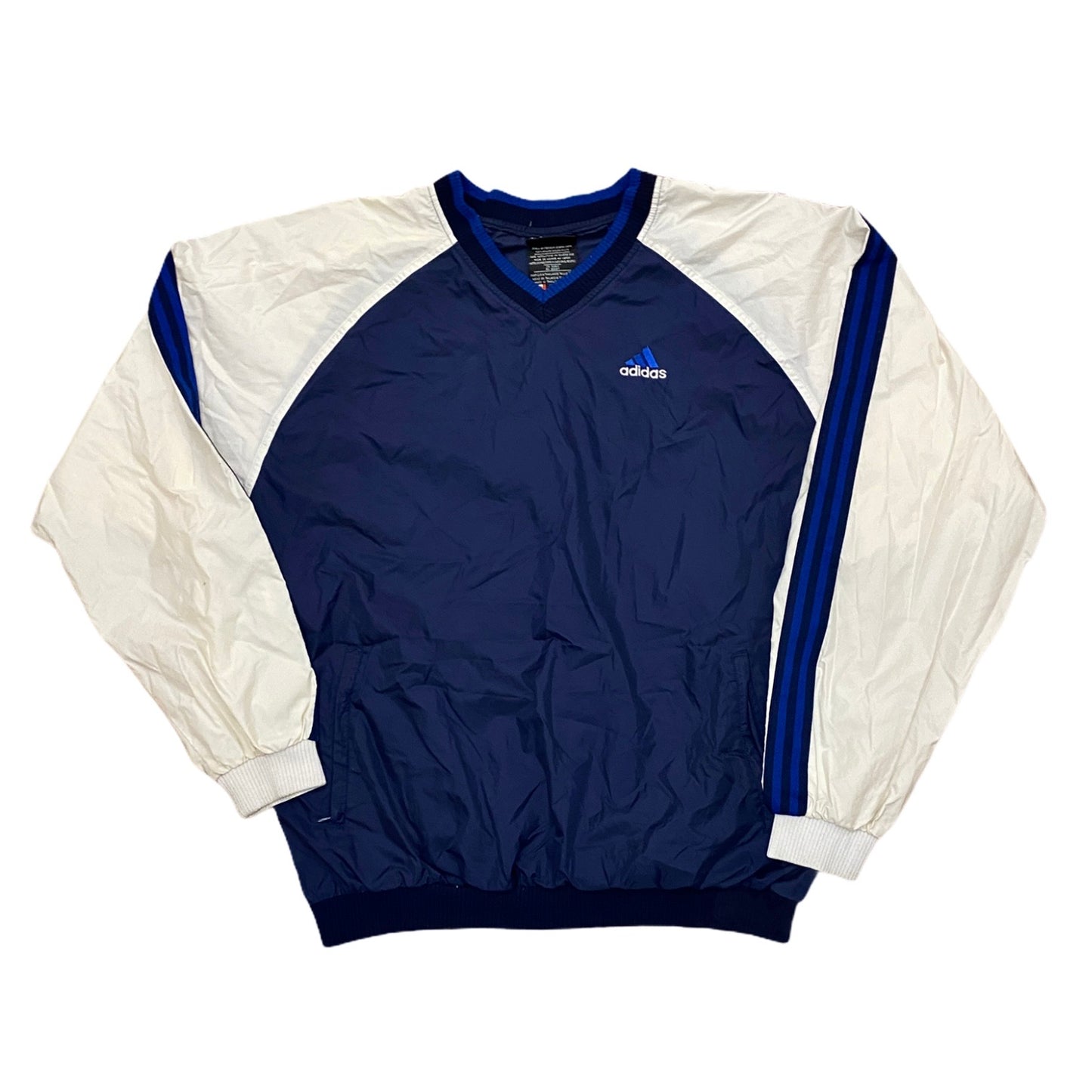 Adidas v-neck windbreaker (XXL)