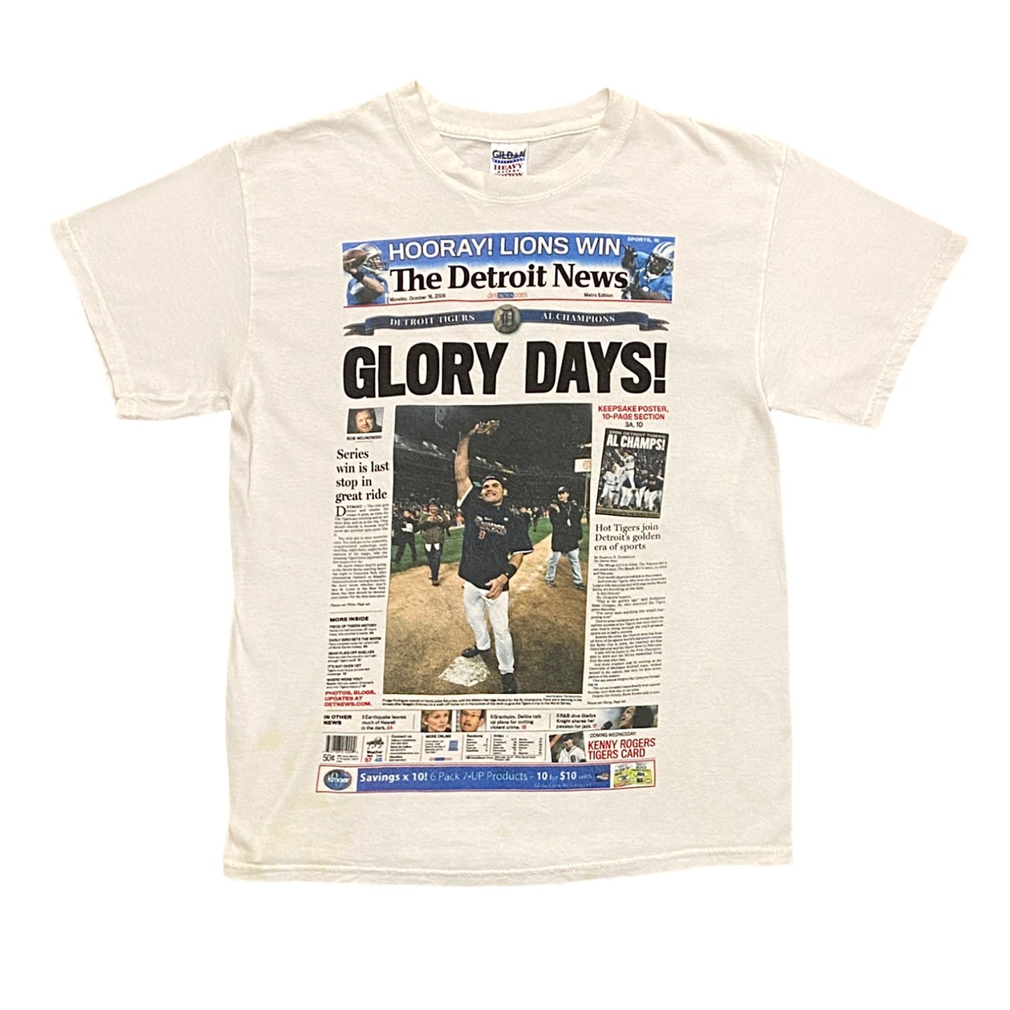The Detroit News newspaper t-shirt (S)