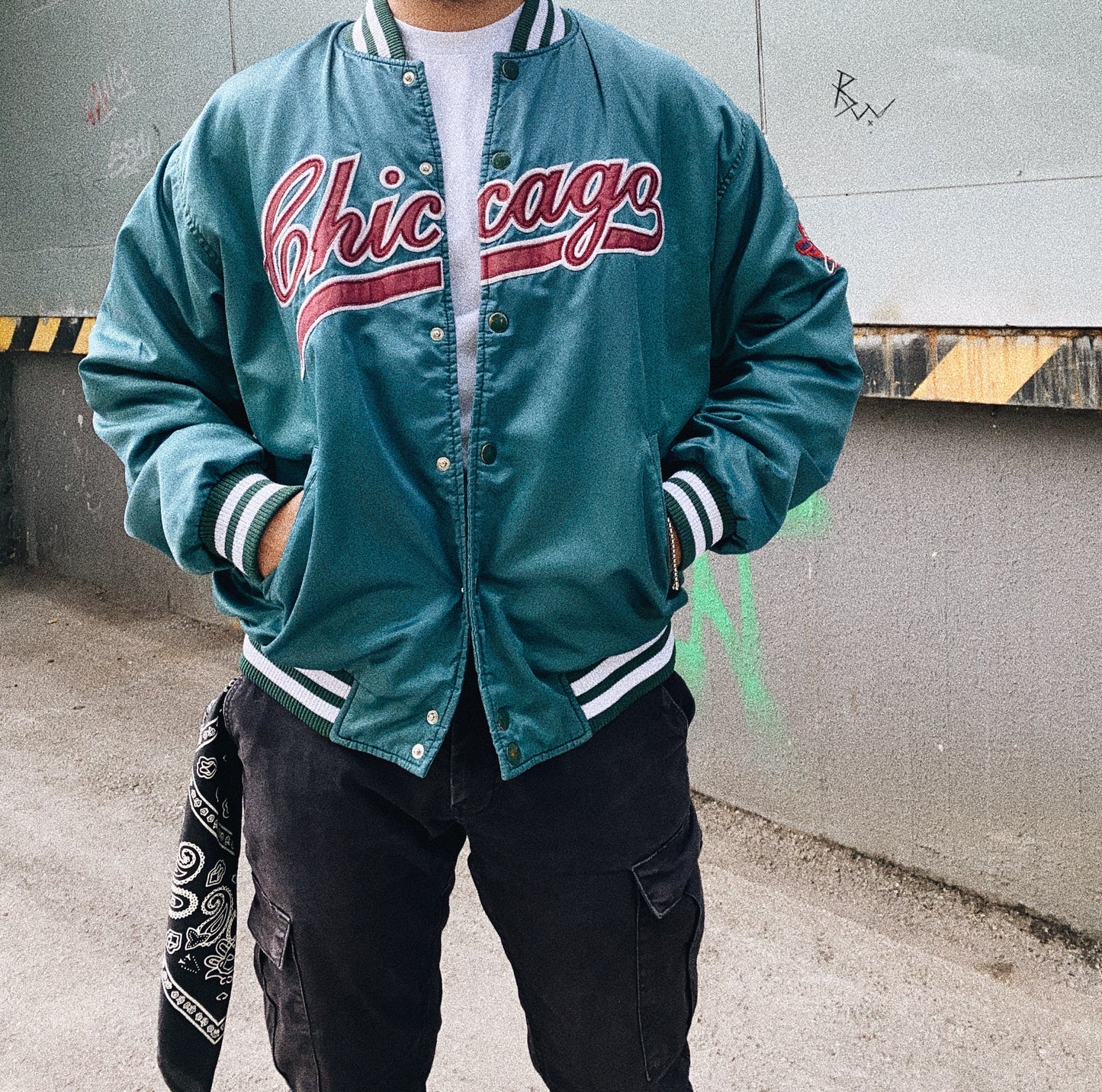 Lee RARE Chicago college jacket (L)