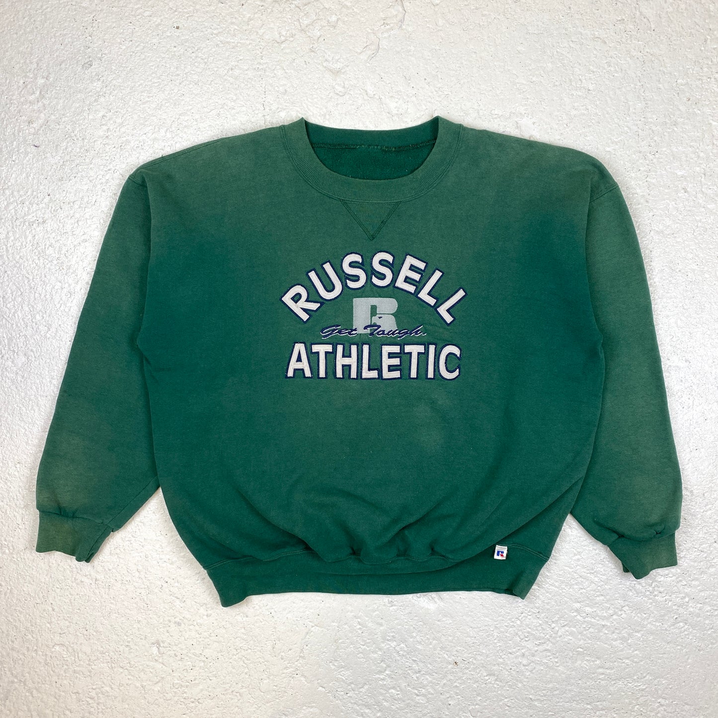 Russel Athletic RARE washed heavyweight sweater (XL)
