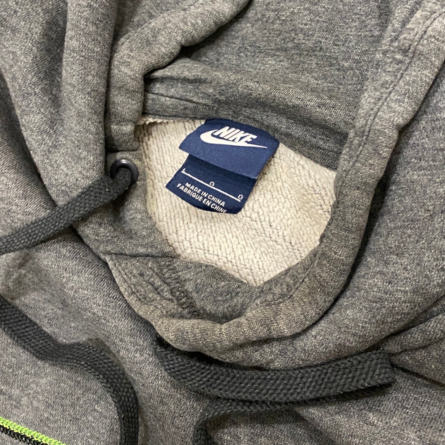 Nike 00s embroidered center swoosh hoodie (L)
