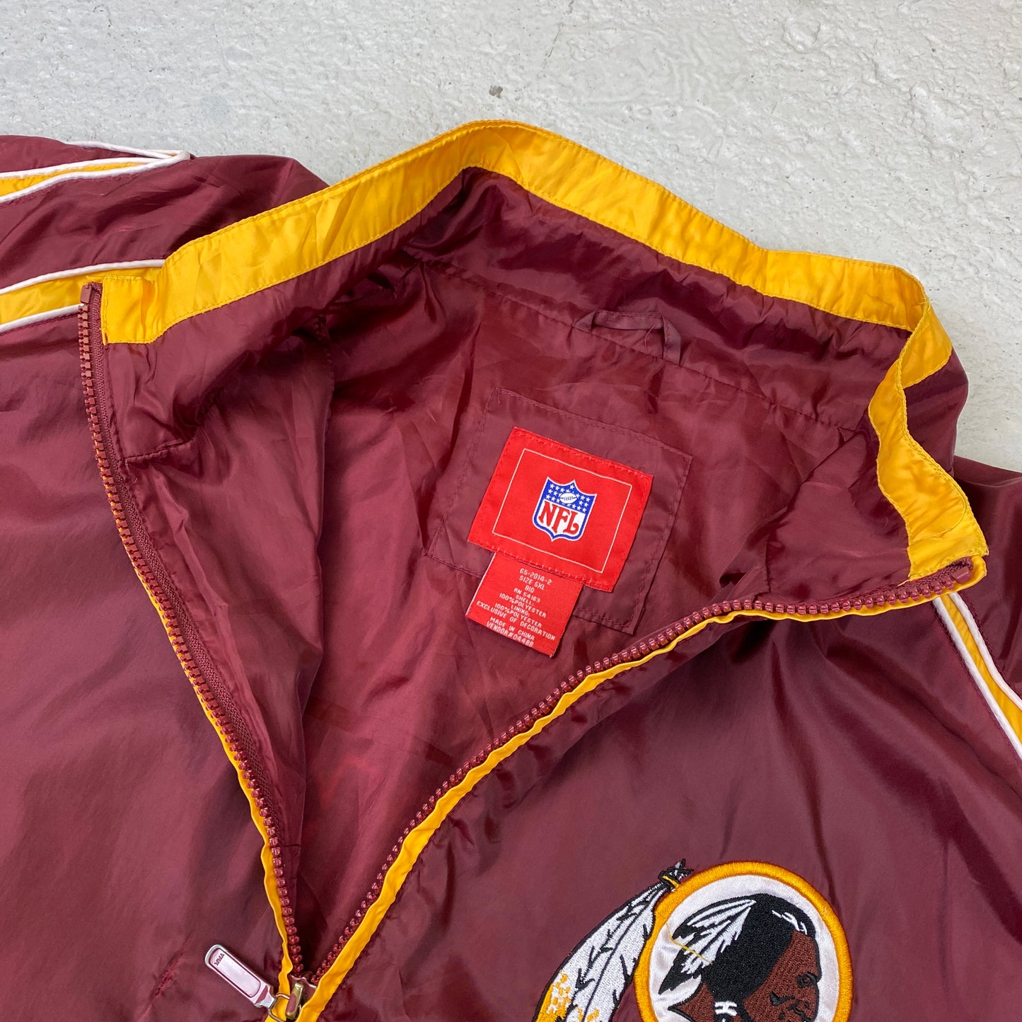 Redskins track jacket (3XL-5XL)