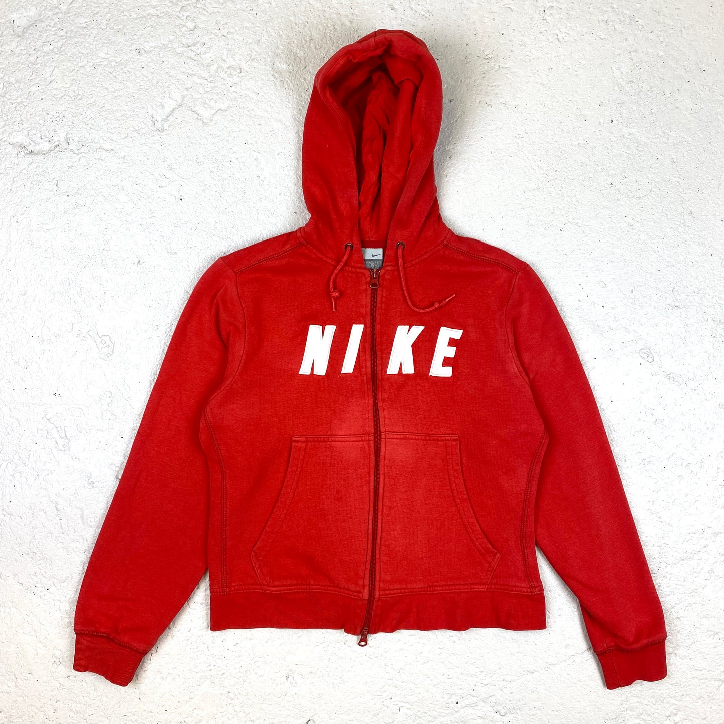 Nike RARE embroidered zip hoodie women (XS)