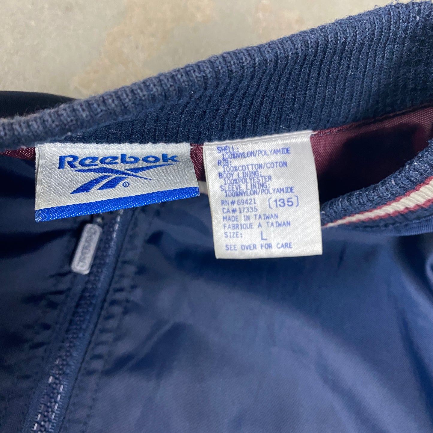 Reebok RARE half zip windbreaker (XL)
