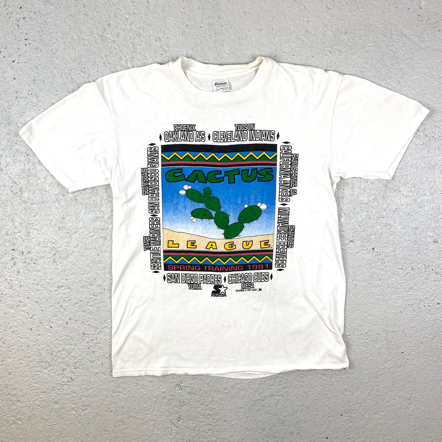 Starter Cactus League RARE 1991 tee (M)