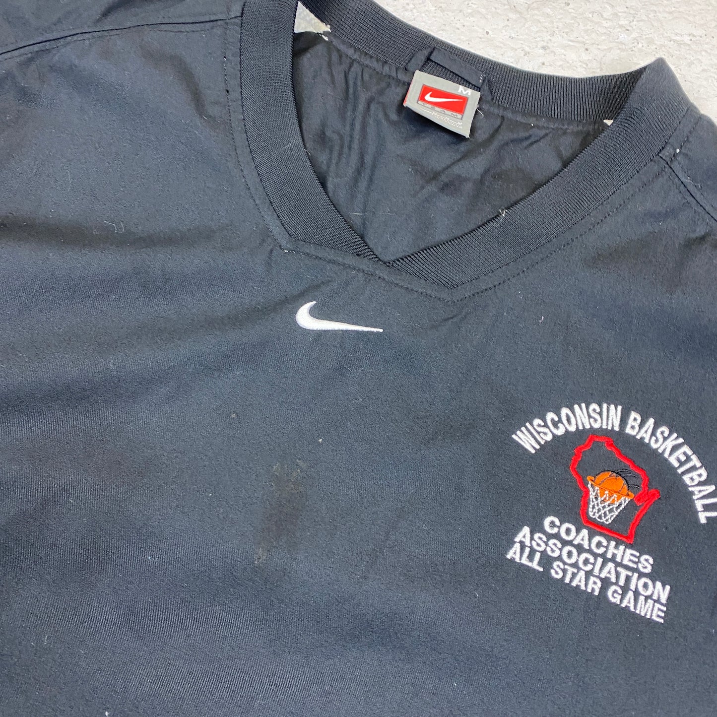 Nike RARE Wisconsin Basketball heavyweight windbreaker (M-L)
