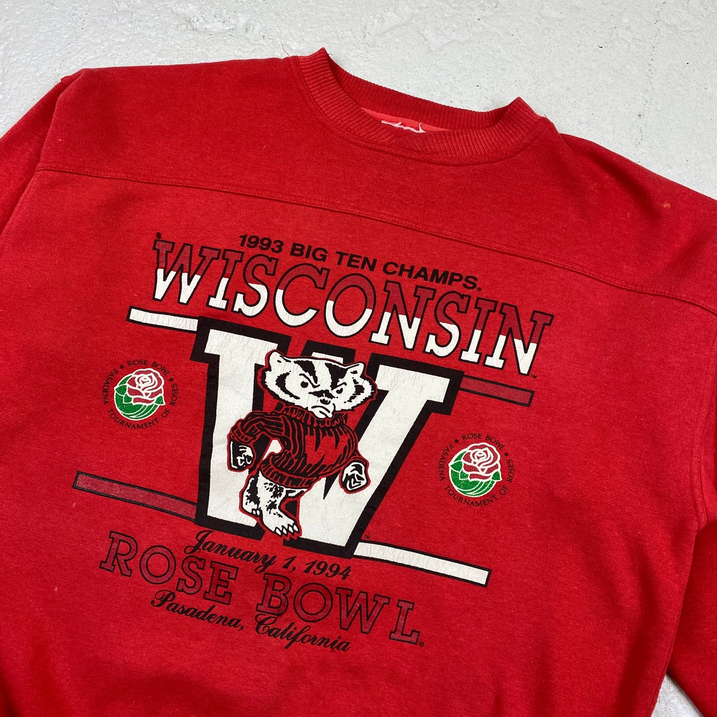 Wisconsin heavyweight sweater (L)