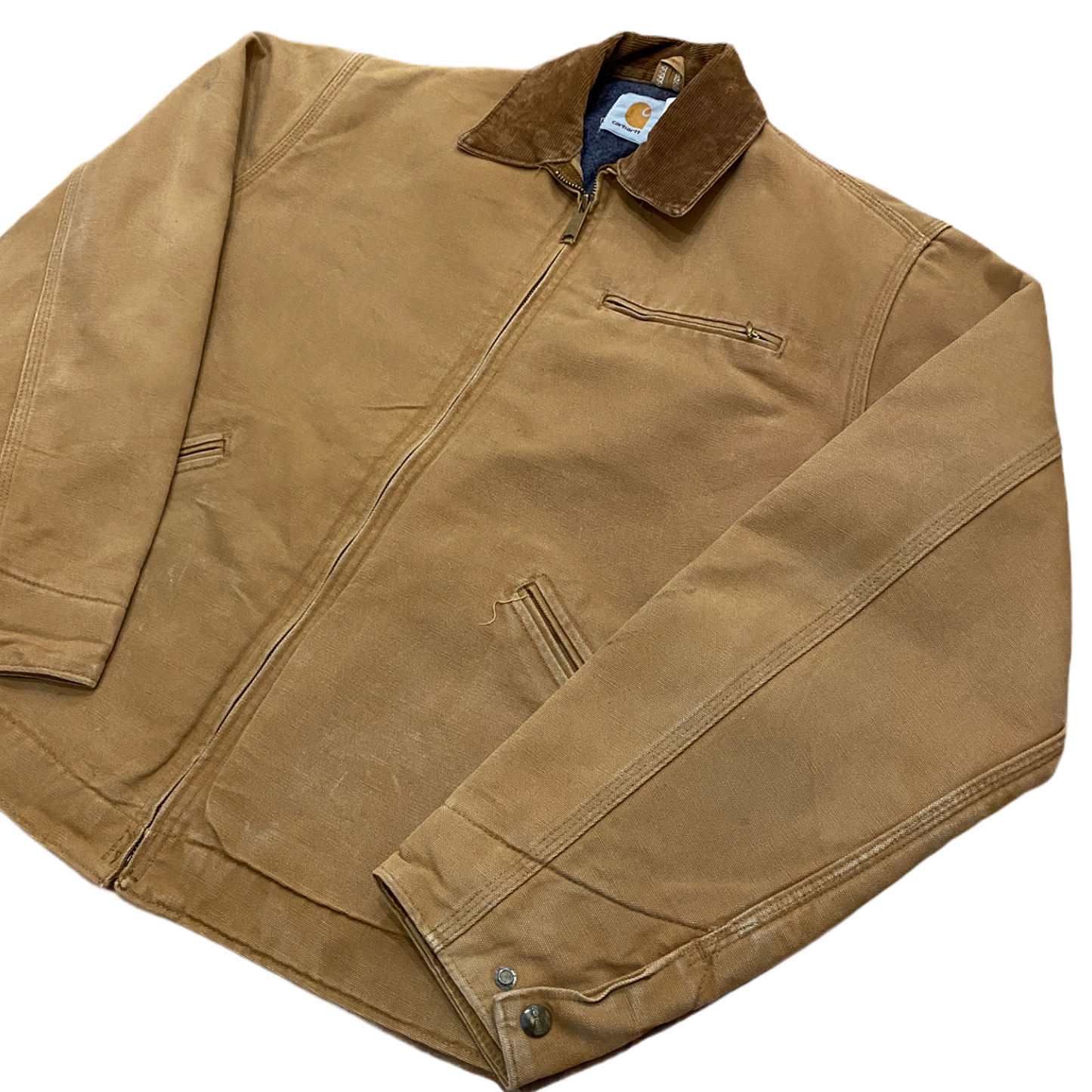Carhartt distressed workwear detroit jacket (S)
