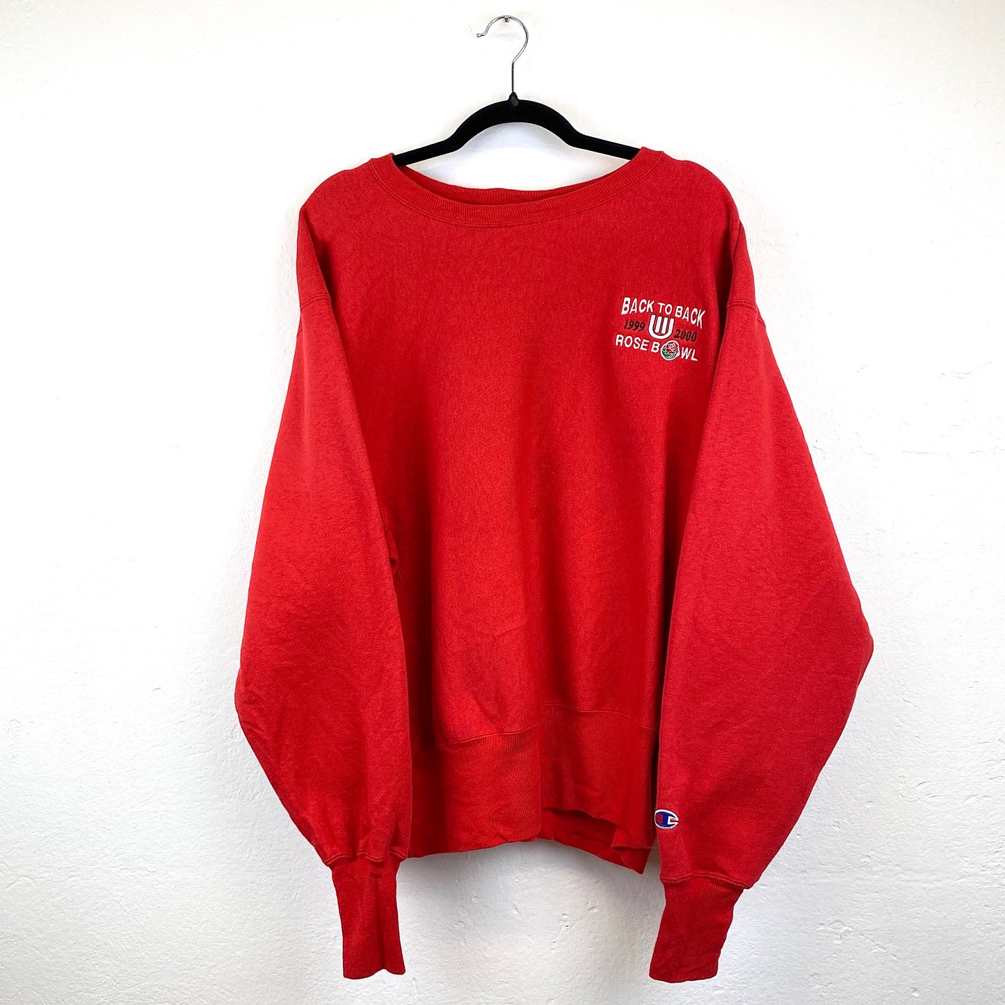 Champion RARE Rosebowl 1999 heavyweight embroidered sweater (M-L)