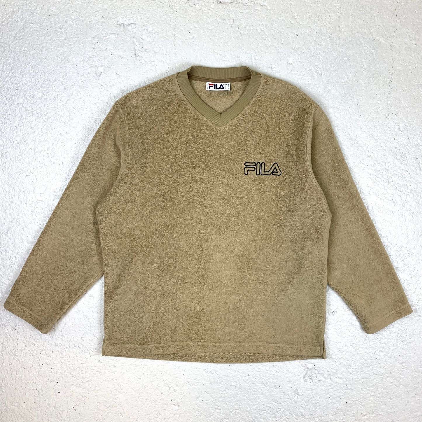 Fila heavyweight v-neck fleece sweater (M-L)