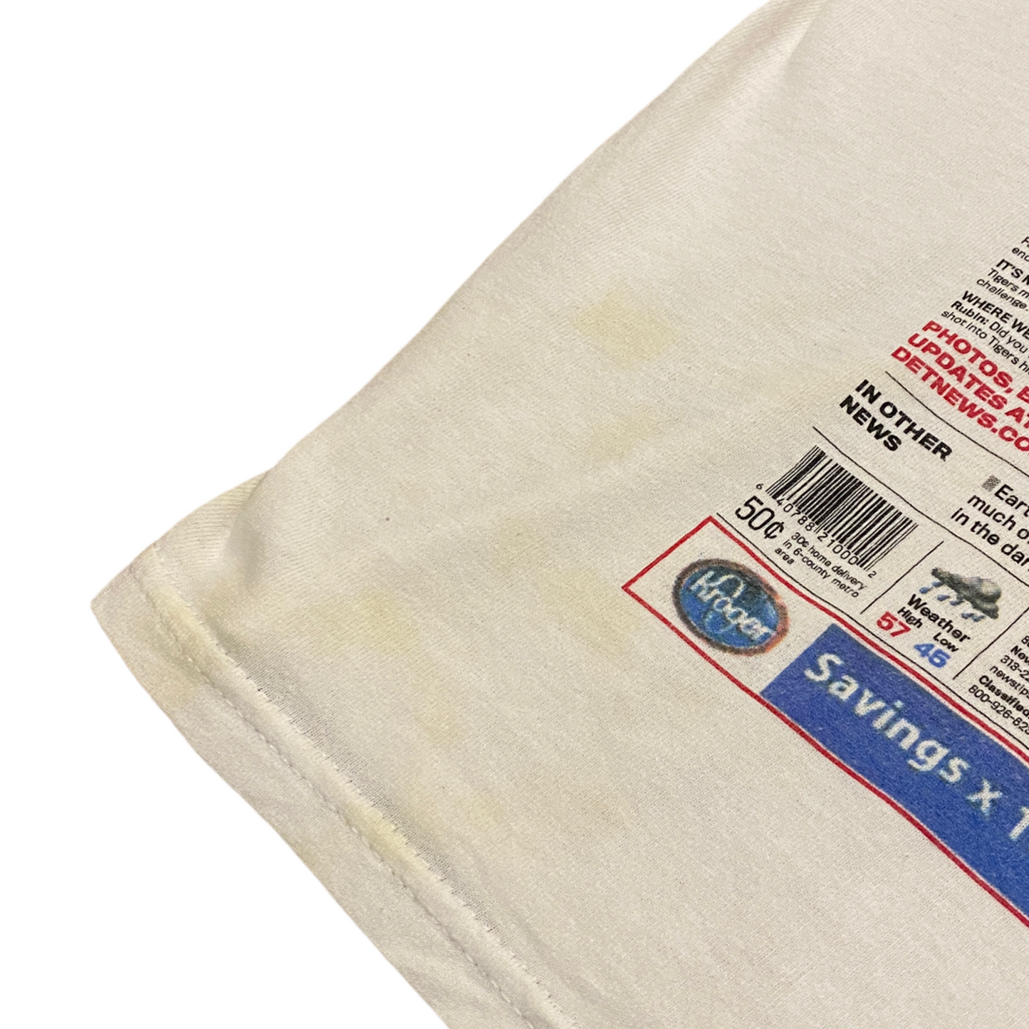 The Detroit News newspaper t-shirt (S)