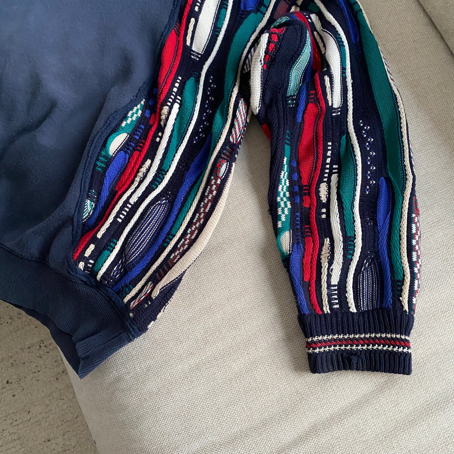 SPVNS STUDIOS: Nike x Coogi Style heavyweight knit sweater (XXL)