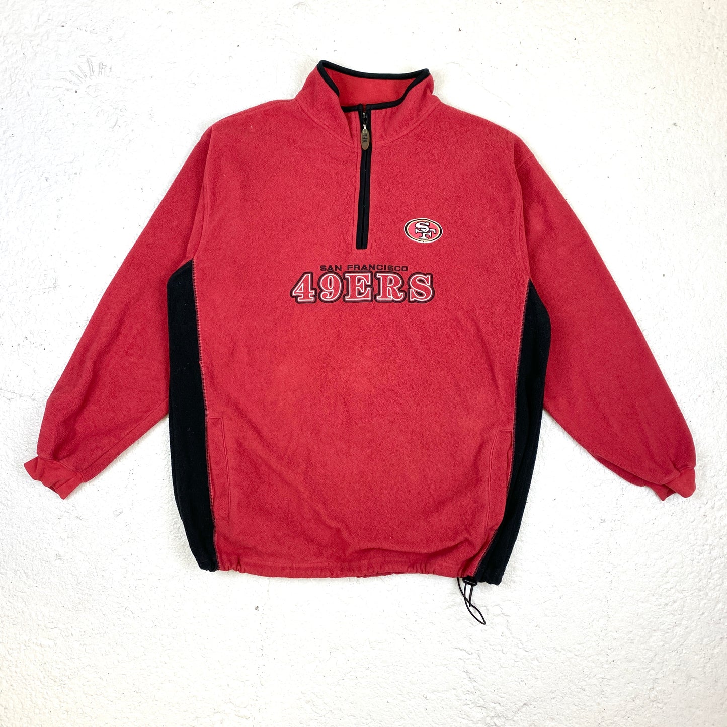 San Francisco 49ers RARE 1/4 zip fleece sweater (L-XL)