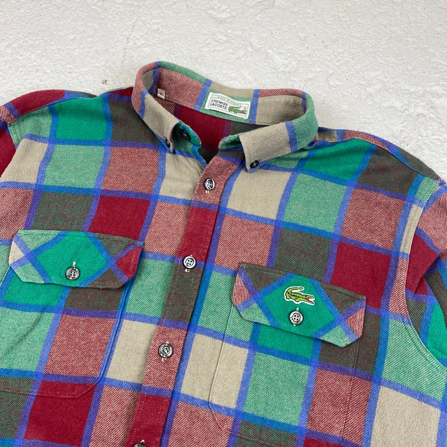 Lacoste RARE flannel shirt (L)
