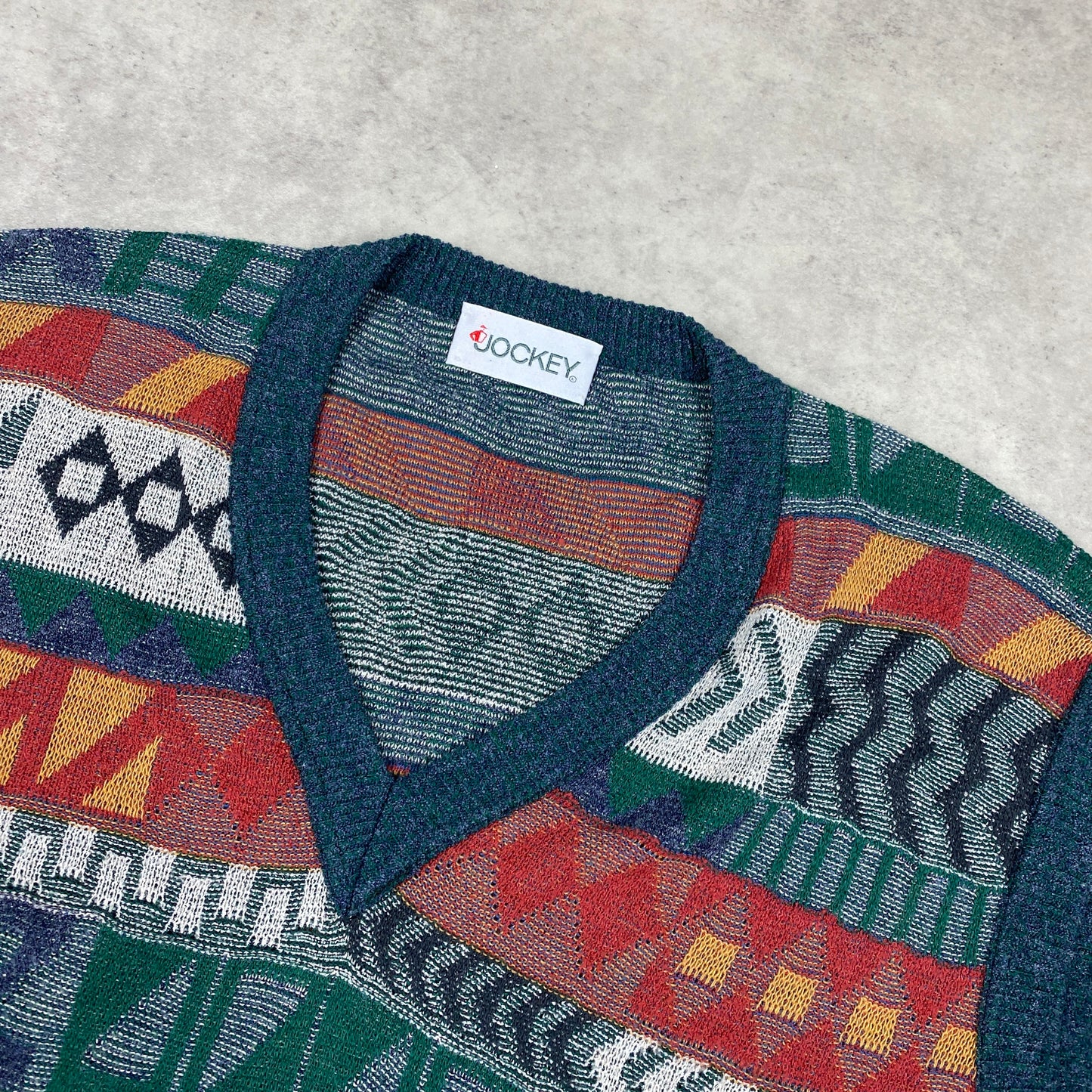 VTG knit vest (L)