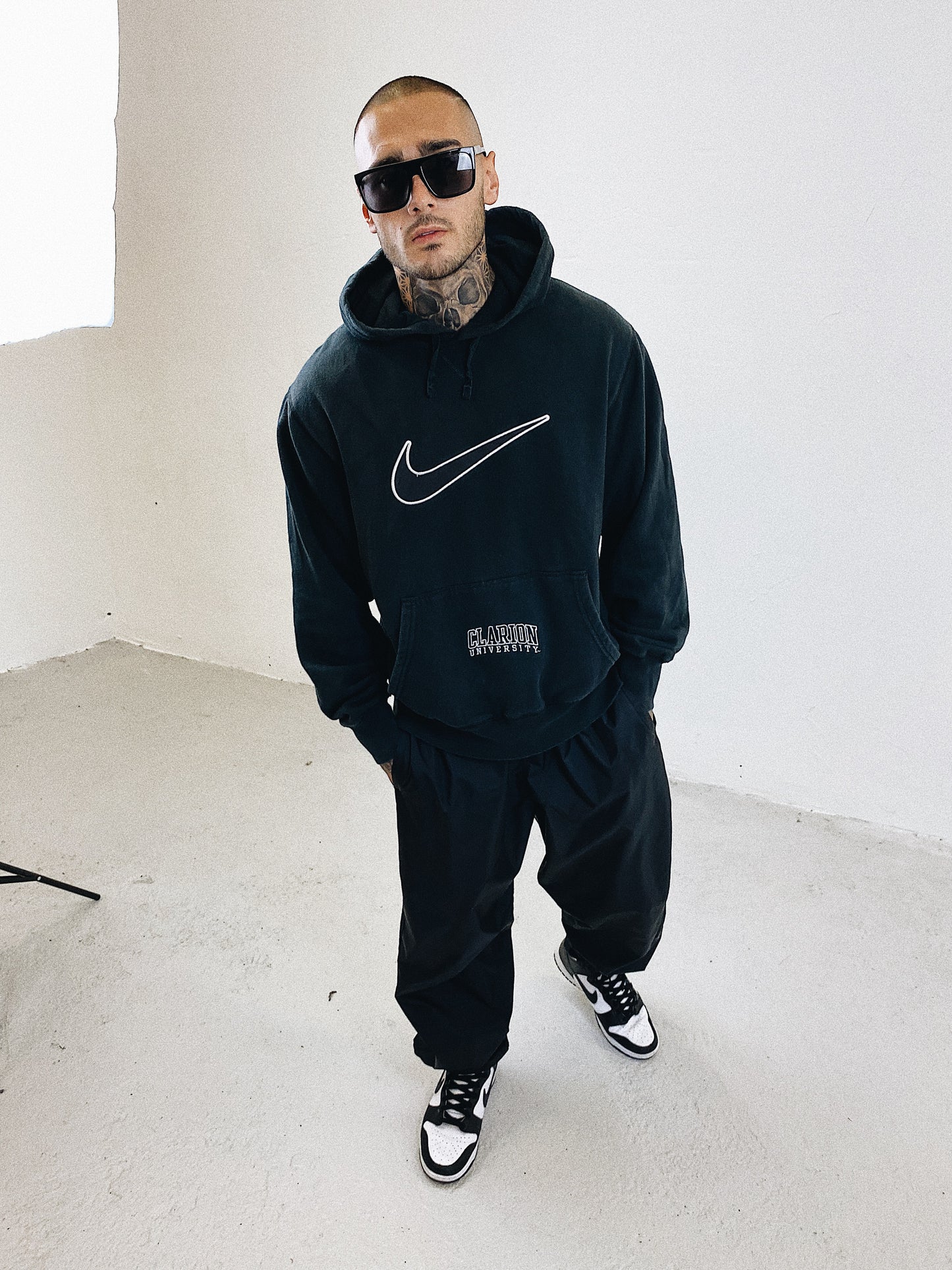Nike RARE Clarion University heavyweight embroidered hoodie (M-L)